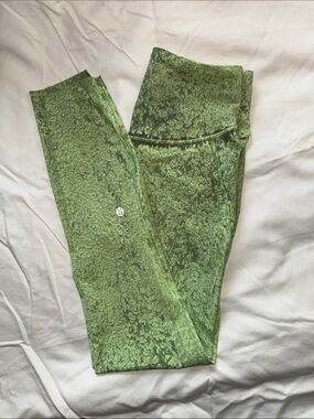 lululemon athletica Kids Moss Green Textured Leggings